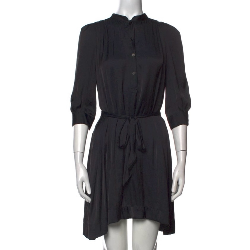 Zadig & Voltaire Black Crew Mini  Dress